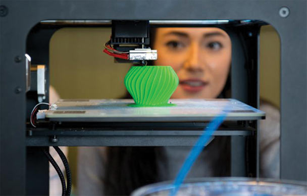 Photograph of 3D printing at the Edge.