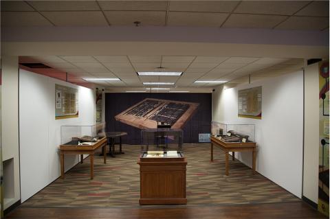 Poetry in the Song Dynasty room as displayed at the University of Oklahoma Bizzell Memorial Library Academic year 2017-2018 