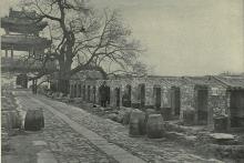 Photograph of Qing Dynasty examination hall in Beijing, 1899.