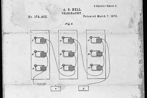 Telephone Patent Drawing - Bell